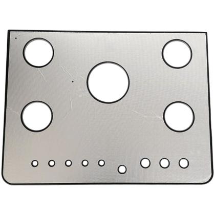 Imagem de Mesa Tampo Vidro Fogão Embutir Fischer 5 Bocas Gran Cheff TC