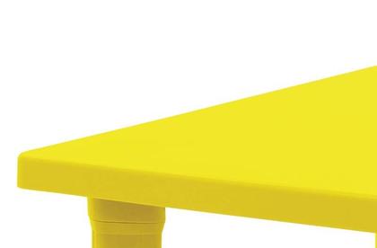 Imagem de Mesa tramontina sancho em polipropileno amarelo