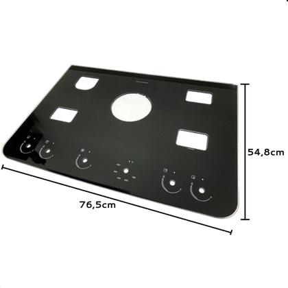 Imagem de Mesa Vidro Tampo Fogão Agata / Jade Glass 5 Bocas ORIGINAL