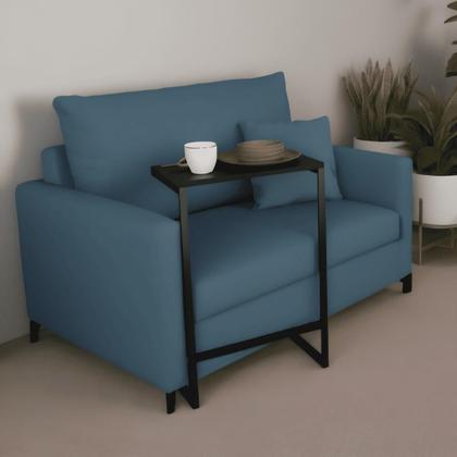 Mesinha 40x30 Preta para Notebook Trabalhe com Conforto no Sofá ou Cama - Maclavi Móveis Imagem de Mesinha 40x30 Preta para Notebook Trabalhe com Conforto no Sofá ou Cama