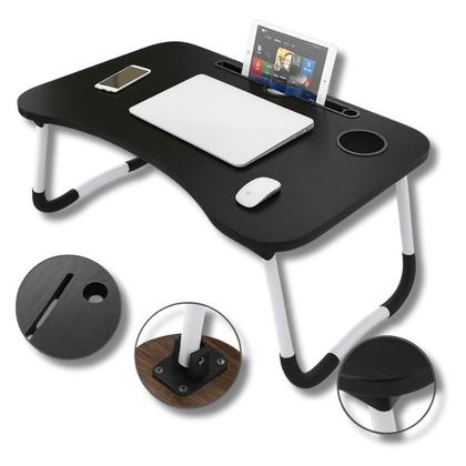 Imagem de Mesinha Apoio Dobrável Cama Sofá Notebook Tablet Refeição Mesa Home Office