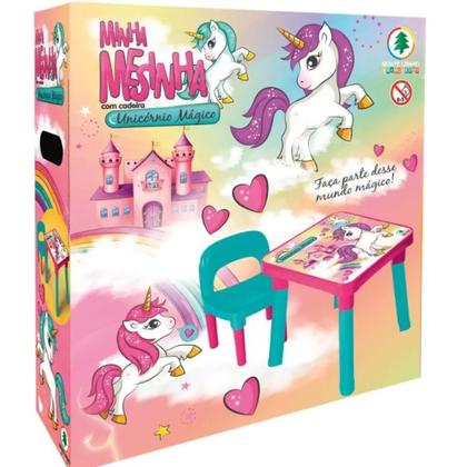 Imagem de Mesinha com Cadeira Infantil Unicornio - 0480E