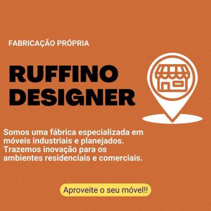 Mesinha de Apoio Café Livro Controle Auxiliar Lateral MDF e Ferro - Ruffino Designer Imagem de Mesinha de Apoio Café Livro Controle Auxiliar Lateral MDF e Ferro