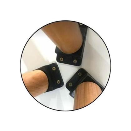 Imagem de Mesinha De Canto Lateral Pé Palito De Madeira