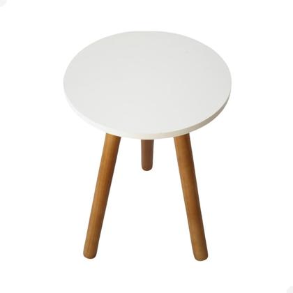 Imagem de Mesinha de Canto Pé Palito Apoio de Sofa Pé Palito de Madeira Decoração Sala
