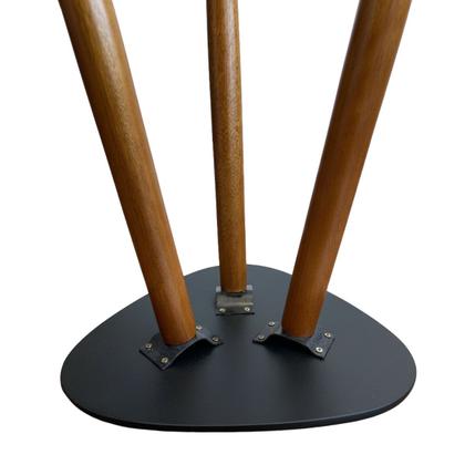 Imagem de Mesinha de Canto Pé Palito Retrô Pequena 37cm com Pés de Madeira