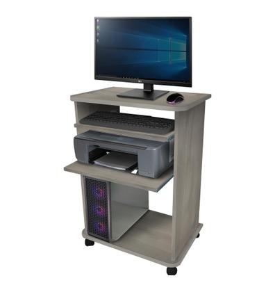 Imagem de Mesinha de Computador - Duas Prateleiras (Notebook, CPU, Monitor)  Cor Bianco