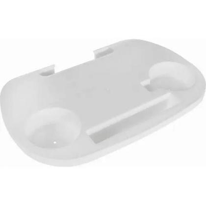 Imagem de Mesinha De Suporte Lateral Para Cadeira Praia Piscina Branca