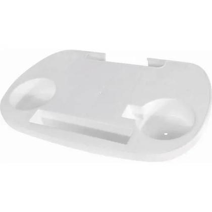 Imagem de Mesinha De Suporte Lateral Para Cadeira Praia Piscina Branca