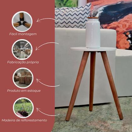 Imagem de Mesinha Decorativa Retro Para Centro Canto De Sofa Sala