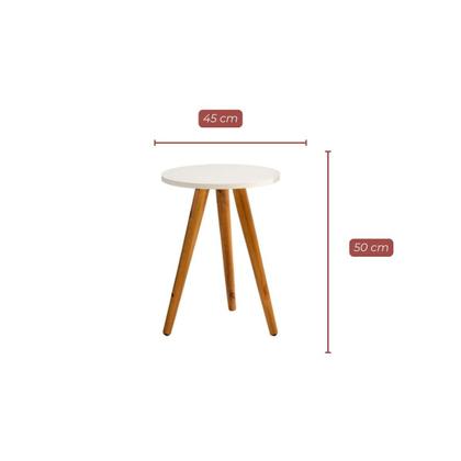 Imagem de Mesinha Decorativa Retro Para Centro Canto De Sofa Sala
