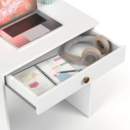 Imagem de Mesinha Escrivaninha Para Computador/notebook Home Office Estilo Com1 Gaveta