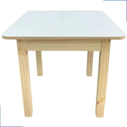 Imagem de Mesinha Infantil Compacta e Resistente Madeira com 1 Cadeira para Meninos e Meninas Estudo Diversão