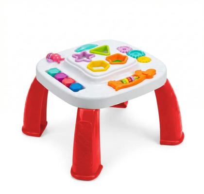 Imagem de Mesinha Infantil Didática Sensorial Atividades Interativas -