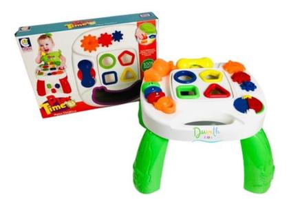 Imagem de Mesinha Infantil Mesa Didática Brinquedo Pedagógica Educativa Criança Bebê Menino Menina