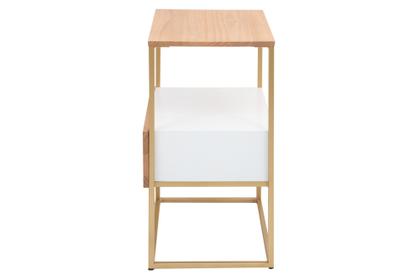 Imagem de Mesinha Lucy 1 Gaveta Cabeceira Apoio Lateral Cama Sofa