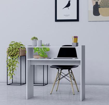 Imagem de Mesinha Manicure Profissional Grande Com Porta Esmaltes Pronta Entrega 80x30 Madeira Resistente