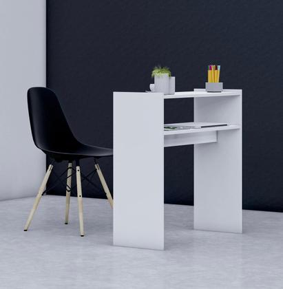 Imagem de Mesinha Manicure Profissional Grande Com Porta Esmaltes Pronta Entrega 80x30 Madeira Resistente