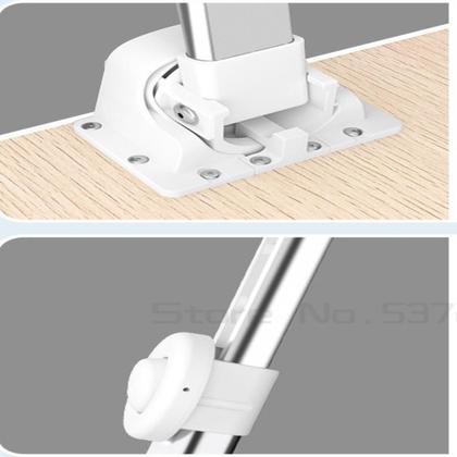 Imagem de Mesinha para notebook multiuso cama sofa mesa estudos trabalho com gaveta e altura ajustavel preta
