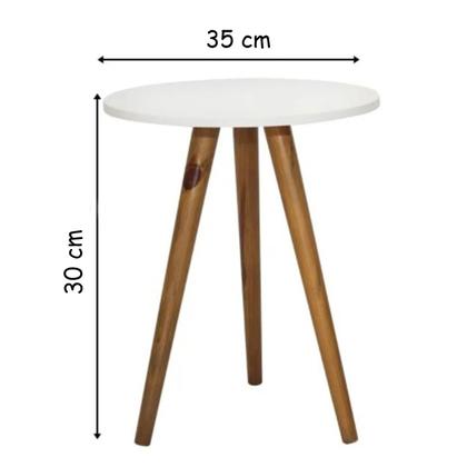 Mesinha Tripé Retrô De Canto Enfeite Para Casa E Sala Canto de Sofá - Kelan Móveis Imagem de Mesinha Tripé Retrô De Canto Enfeite Para Casa E Sala Canto de Sofá