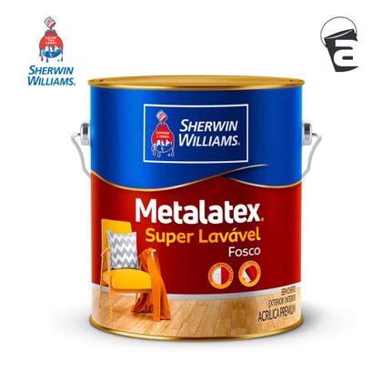 Imagem de Metalatex fosco superlavavel branco 3,6l