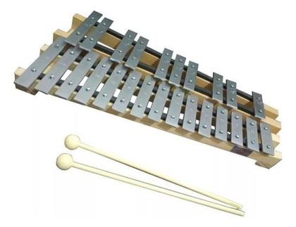 Imagem de Metalofone sopranino 25 teclas cromático alumínio vibratom