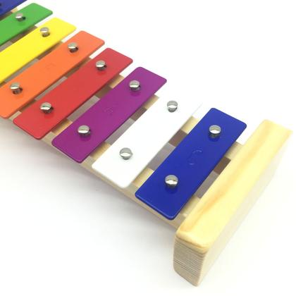 Imagem de Metalofone Xilofone Infantil 8 Notas Rítmica Medio MXP