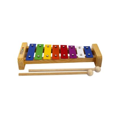 Imagem de Metalofone xilofone infantil phx tg8-2 colorido com 8 notas