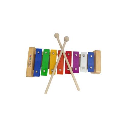 Imagem de Metalofone xilofone infantil phx tg8-2 colorido com 8 notas