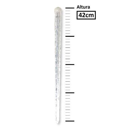 Imagem de Meteoro Cascata Gelo C/8 Tubo Led Pisca Chuva Luz Natal 3m