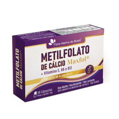 Imagem de Metilfolato de Cálcio Maxfol + Vitaminas E B6 e B12 30 Capsulas