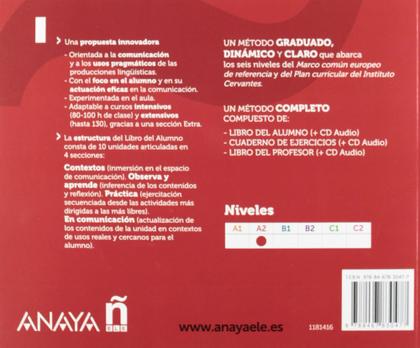 Imagem de Método 2 de Español. Libro Del Alumno A2 - Anaya