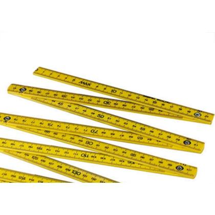 Imagem de Metro Eco Plastico Duplo Amarelo - Kit C/10 Unidades