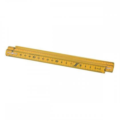 Imagem de Metro Plastico Llinan Duplo Amarelo . / Kit C/ 12 Peças