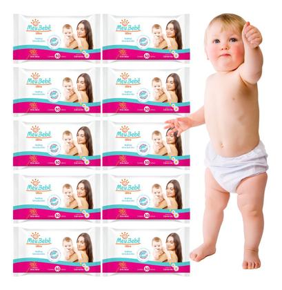 Imagem de Meu Bebê Ultra Toalhas Umedecidas, Hygieline, 500 Folhas