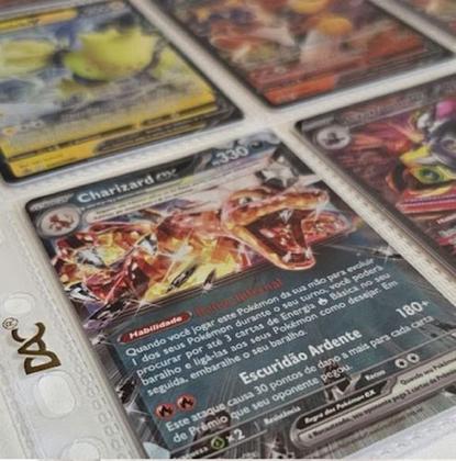 Imagem de Mewtwo Álbum Pokémon Capa Dura Pasta Porta 360 Cartas Cards