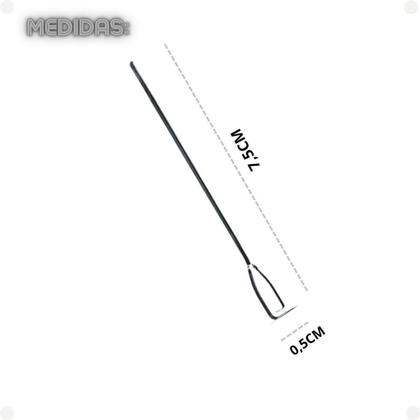 Imagem de Mexedor Para Café Cristal Com 500 Unidades 8,5 Cm