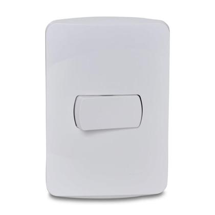 Imagem de MG B3 Conj 1 Int Simples 4x2 10A 250V Branco