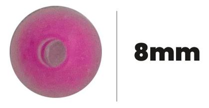 Imagem de Miçanga Colorida Bola Translucida Fosca Colorida com Miolo Candy 200un Para Fazer Pulseiras Colar