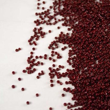 Imagem de Miçanguinha 11/0 Vinho 2MM100 Gramas