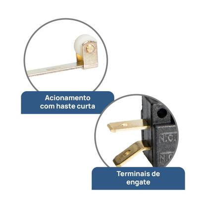 Imagem de Micro Interruptor 20a Switch Ação Rápida MG-2604 MarGirius
