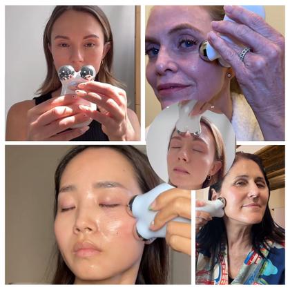 Imagem de Micro Lift Massageador Facial Microcorrente Lifting Do Rosto