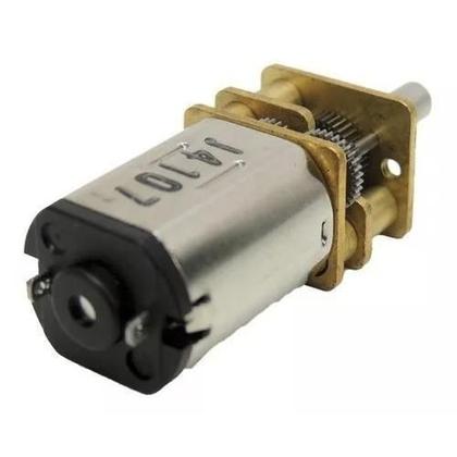 Imagem de Micro Motor Dc N20 Com Caixa De Redução 6V 500 Rpm