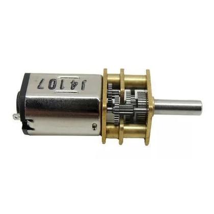 Imagem de Micro Motor Dc N20 Com Caixa De Redução 6V 500 Rpm