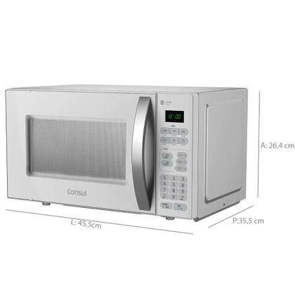Imagem de Micro-ondas 20 Litros Consul com Puxador na Porta - CMA20B
