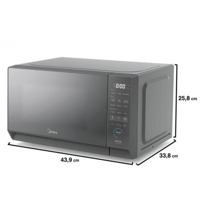 Imagem de Micro-ondas 20L Porta Espelhada MasterCook MHP20S1 Midea Prata