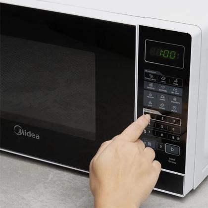 Imagem de Micro-ondas 20L Porta Preta Minuto Fácil Midea  MRAS21 127V