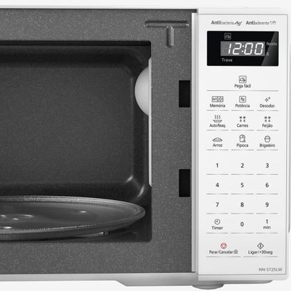 Imagem de Micro-ondas 21 Litros Panasonic ST25L com Desodorizador Branco 110V