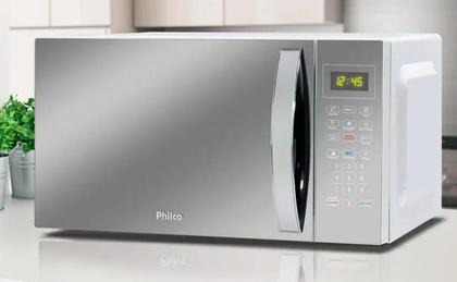 Imagem de Micro Ondas 25L Philco 1100W Painel Touch Digital Porta Espelhada 127V