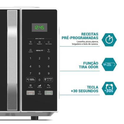 Imagem de Micro-ondas 25L Philco Função Tira Odor 1100W PM27 110V